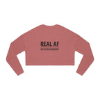 Real AF No Filters Needed Women's Cropped Sweatshirt