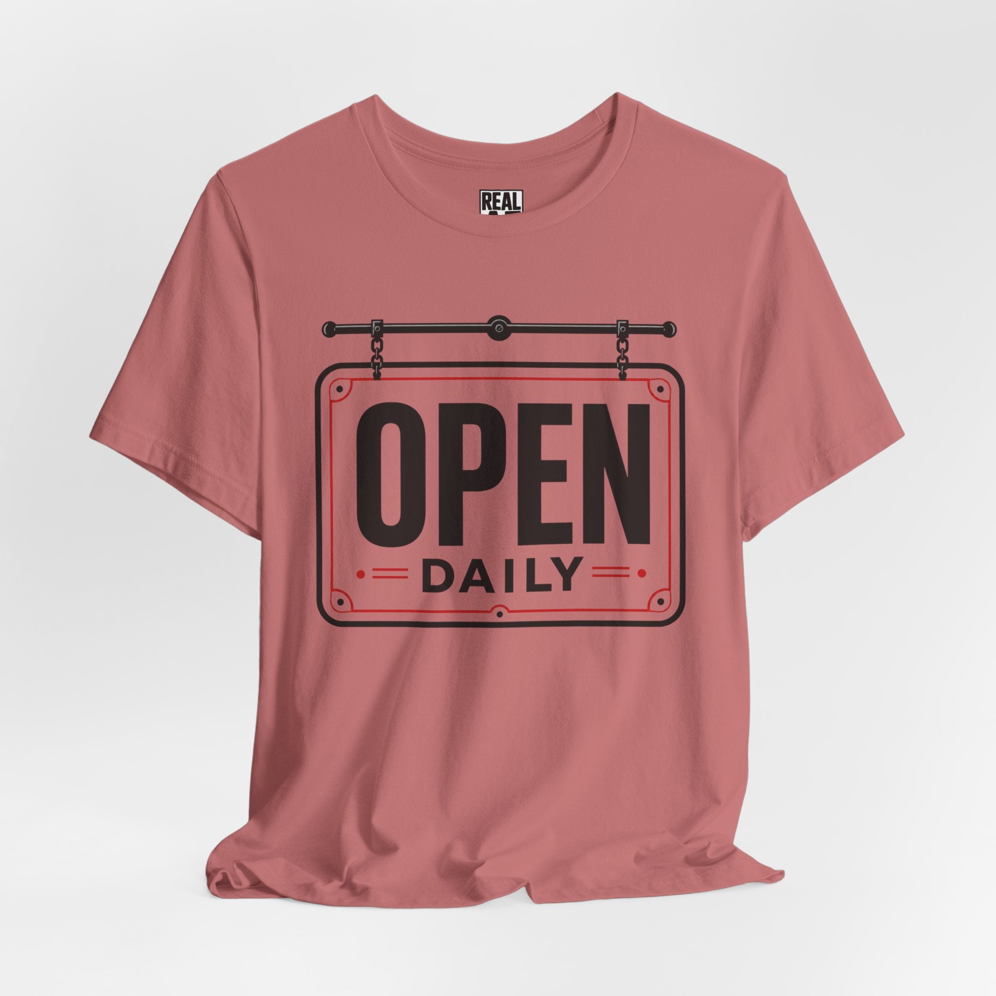 Open Daily Sign T-Shirt
