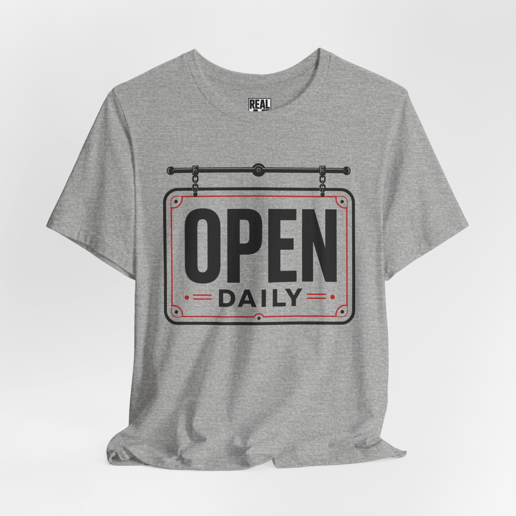 Open Daily Sign T-Shirt
