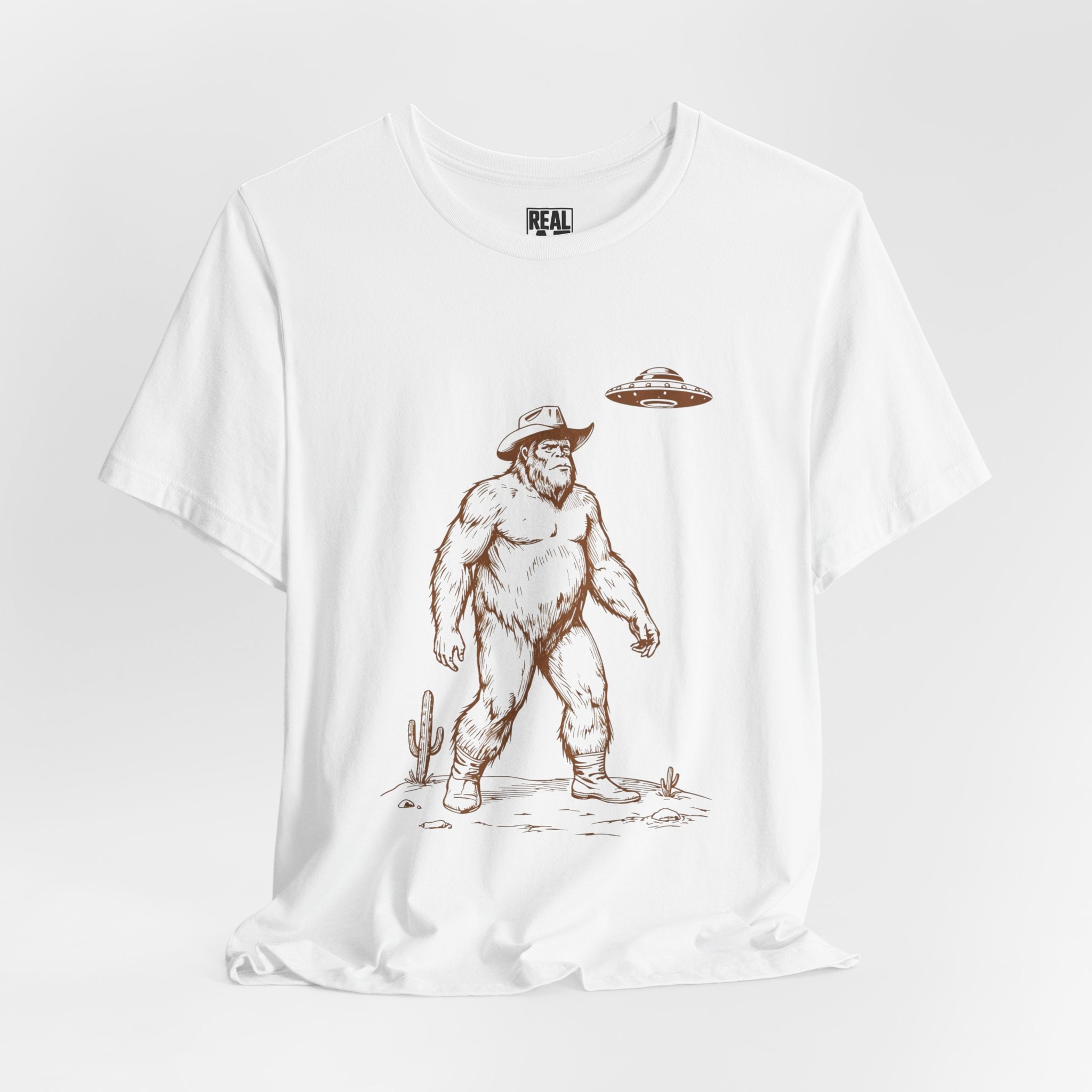 Bigfoot Cowboy UFO Tee