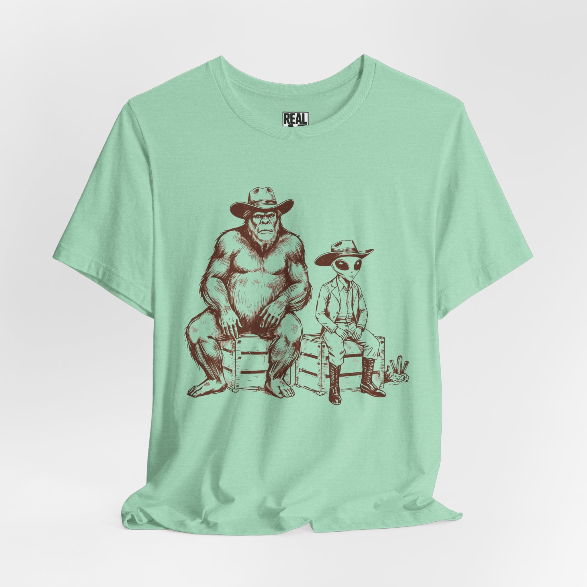 Frontiers of Friendship Bigfoot and Alien Tee