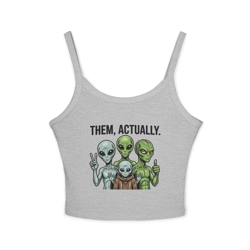 Alien Family Crop Tank Women's Spaghetti Strap Top
