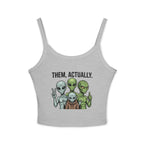 Alien Family Crop Tank Women's Spaghetti Strap Top