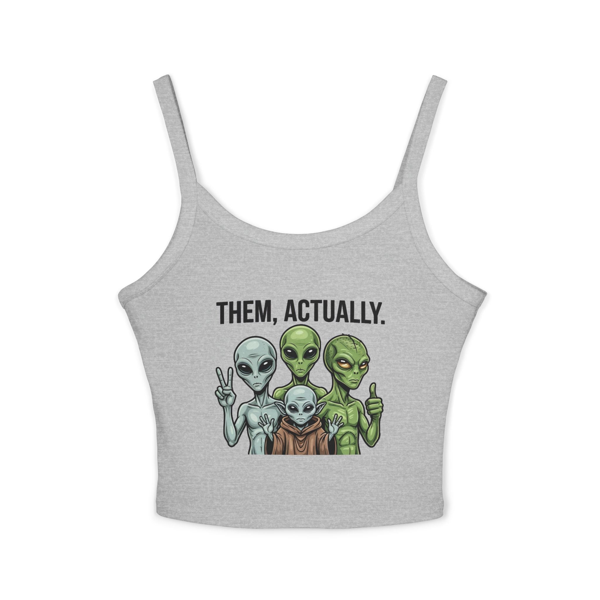 Alien Family Crop Tank Women's Spaghetti Strap Top
