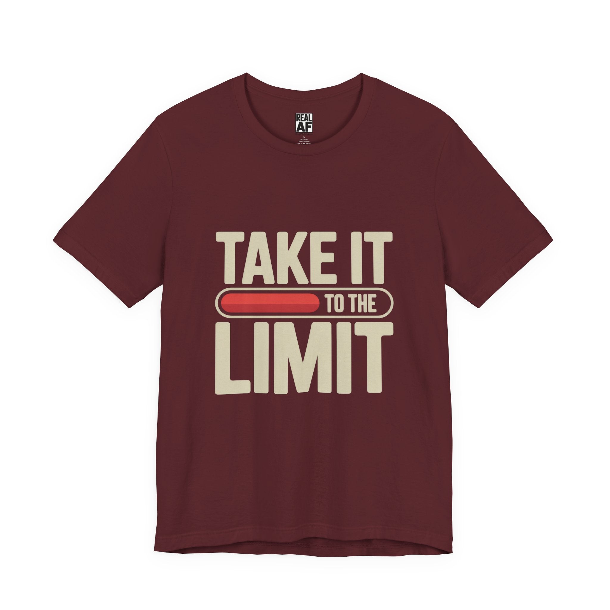 Take It to the Limit T-Shirt — Motivational Retro Graphic Tee