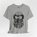 Grip Matters Kettlebell Tee | Fitness Workout Gym Shirt