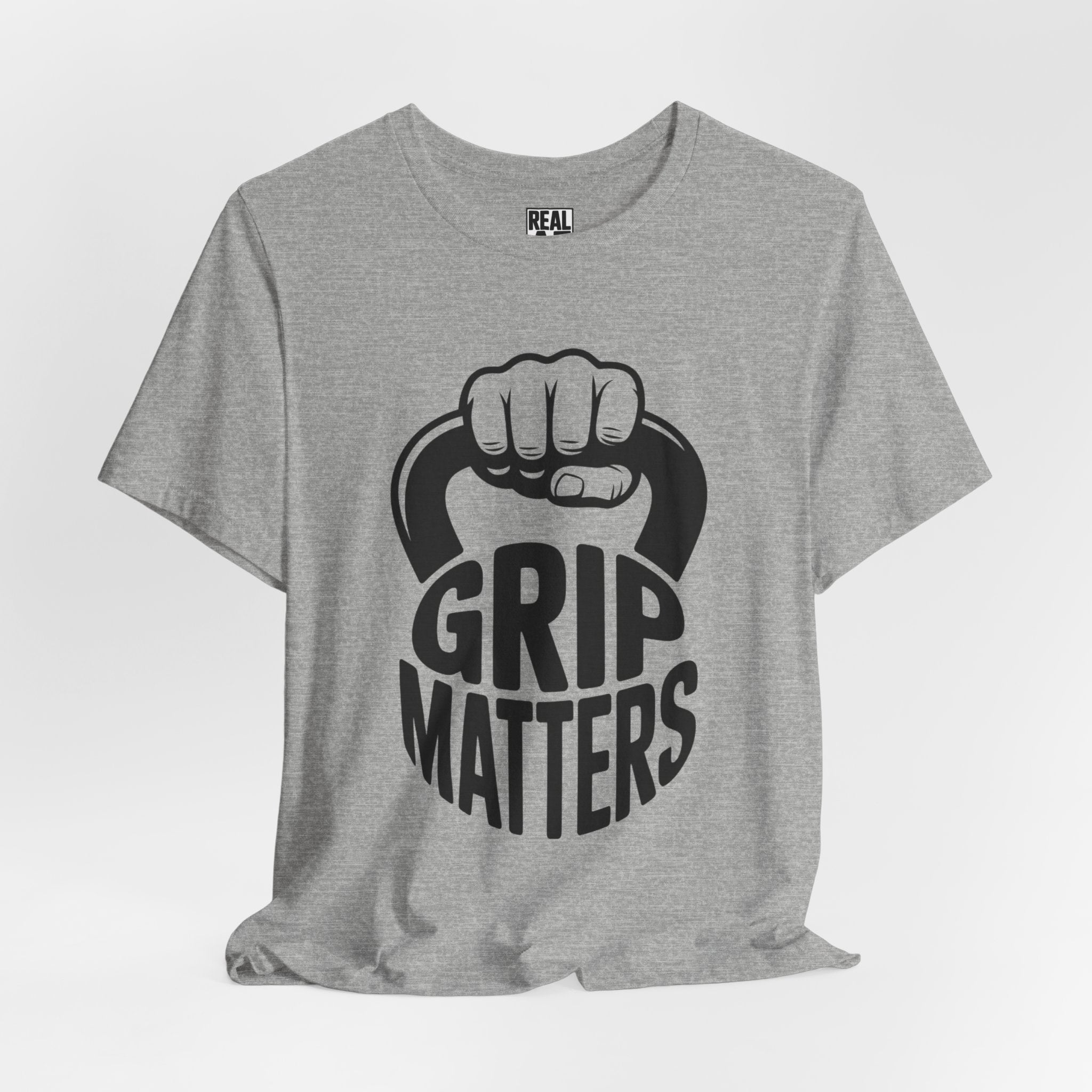 Grip Matters Kettlebell Tee | Fitness Workout Gym Shirt