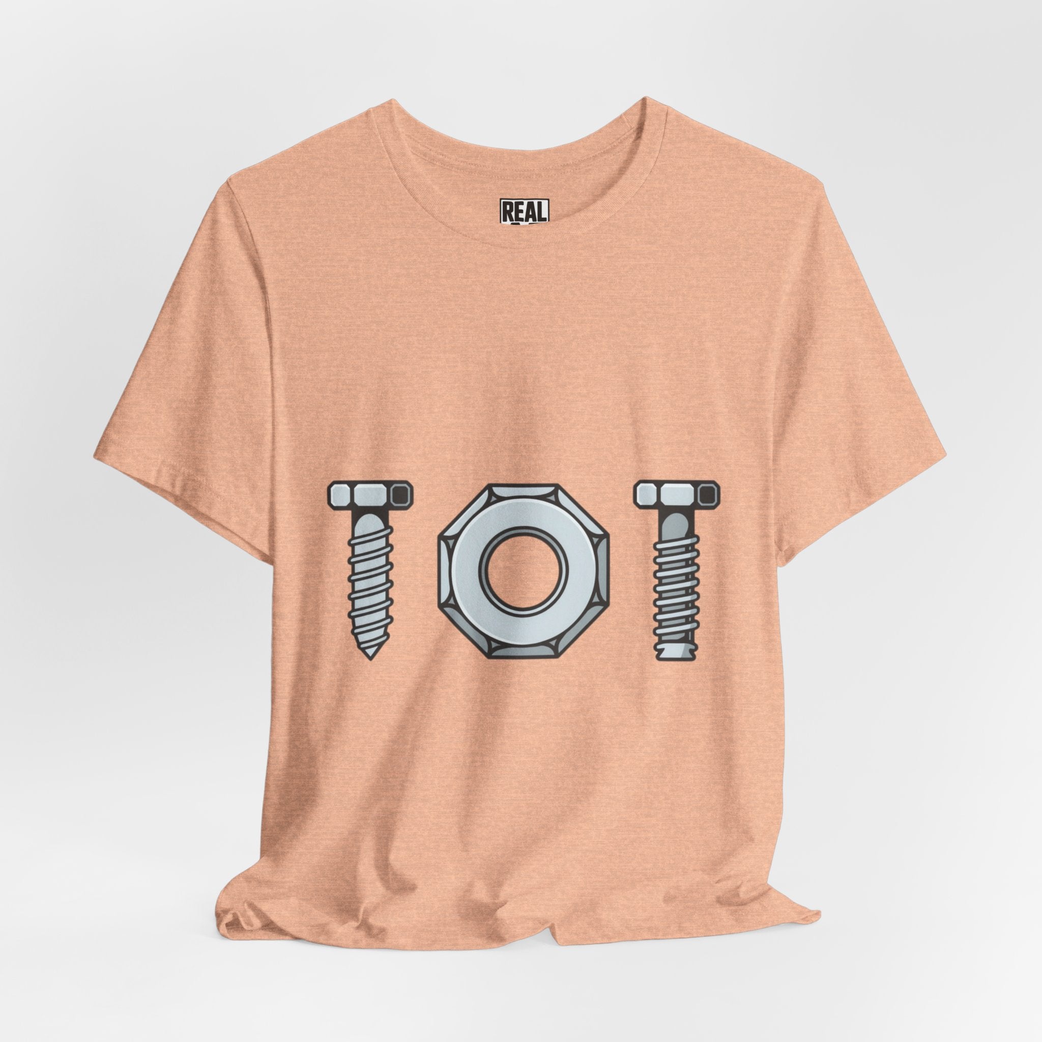 Screw Nut and Bolt Graphic Tee — Mechanic Hardware Tool Shirt