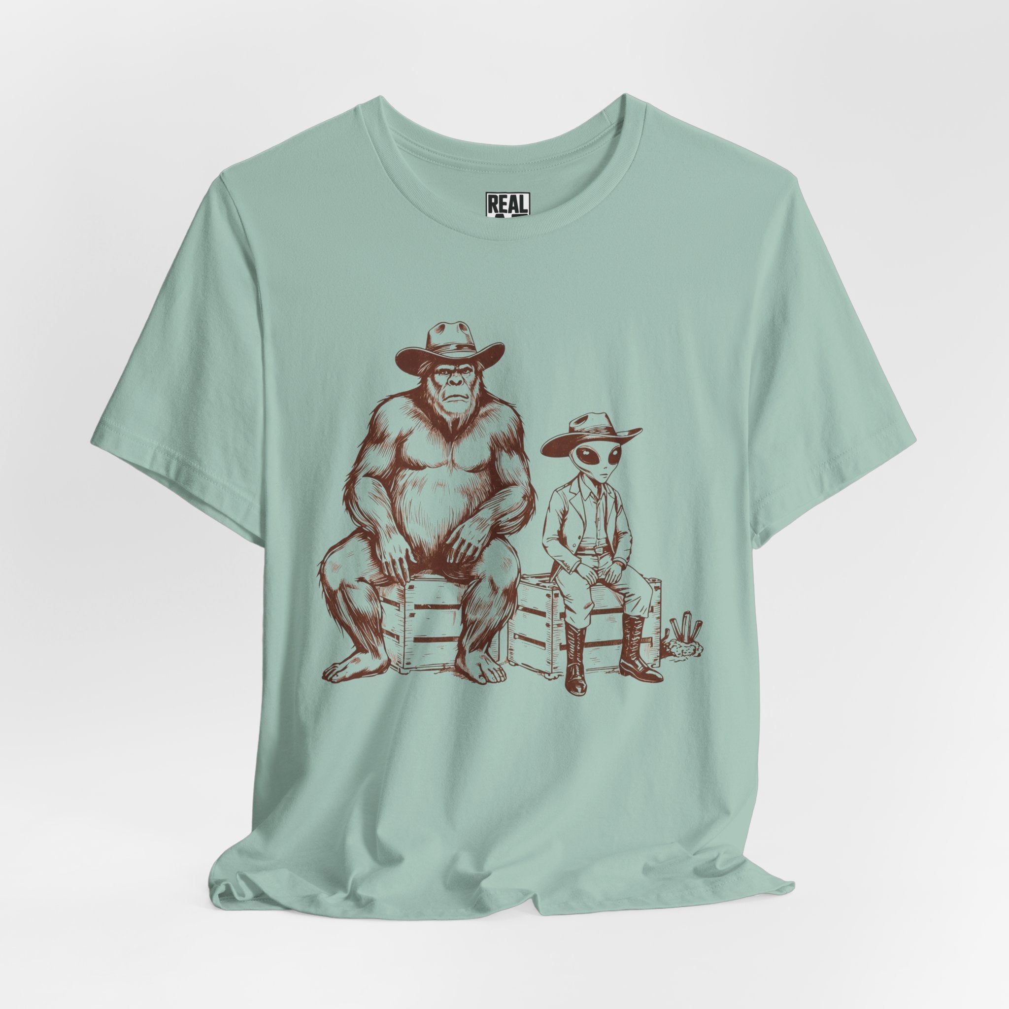 Frontiers of Friendship Bigfoot and Alien Tee