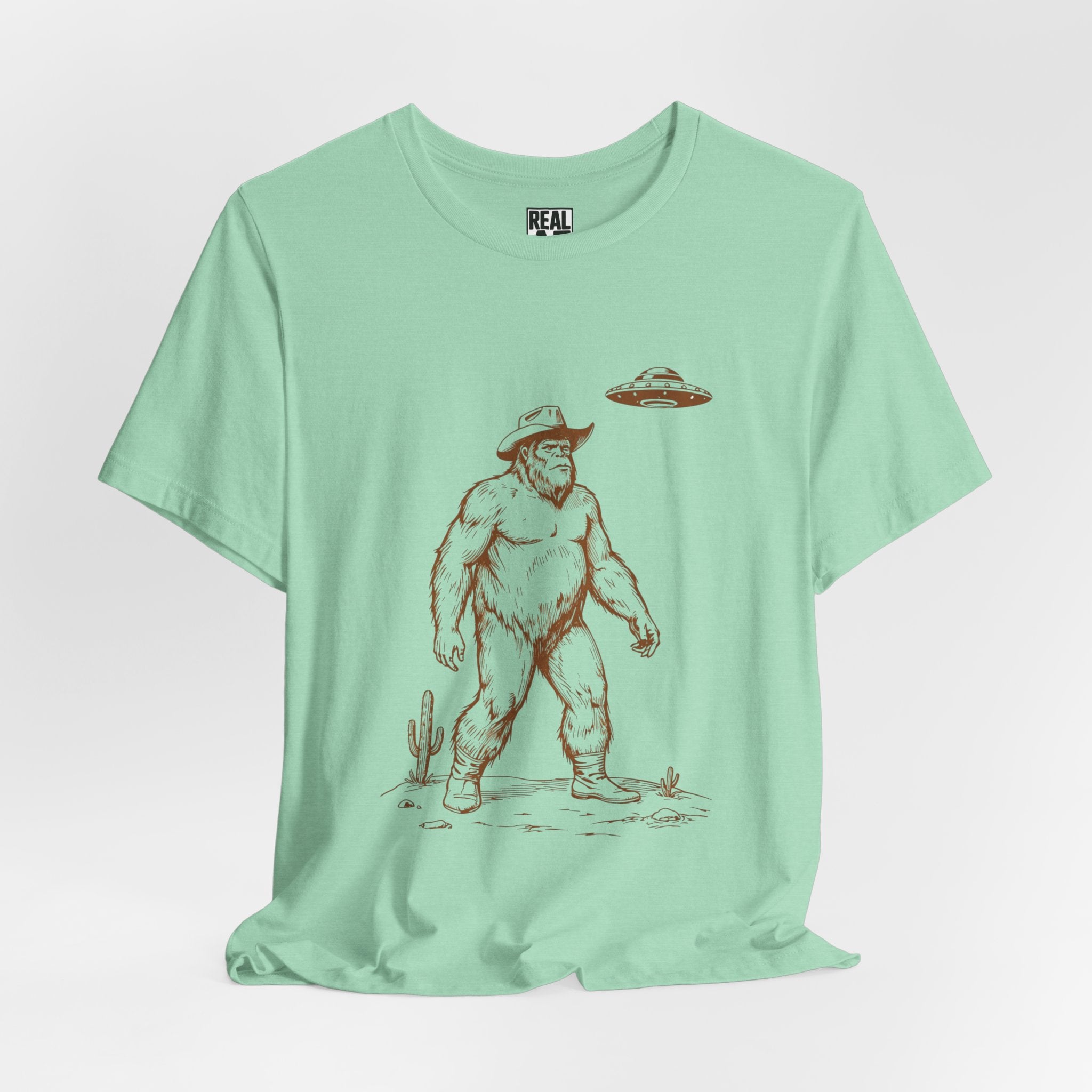 Bigfoot Cowboy UFO Tee