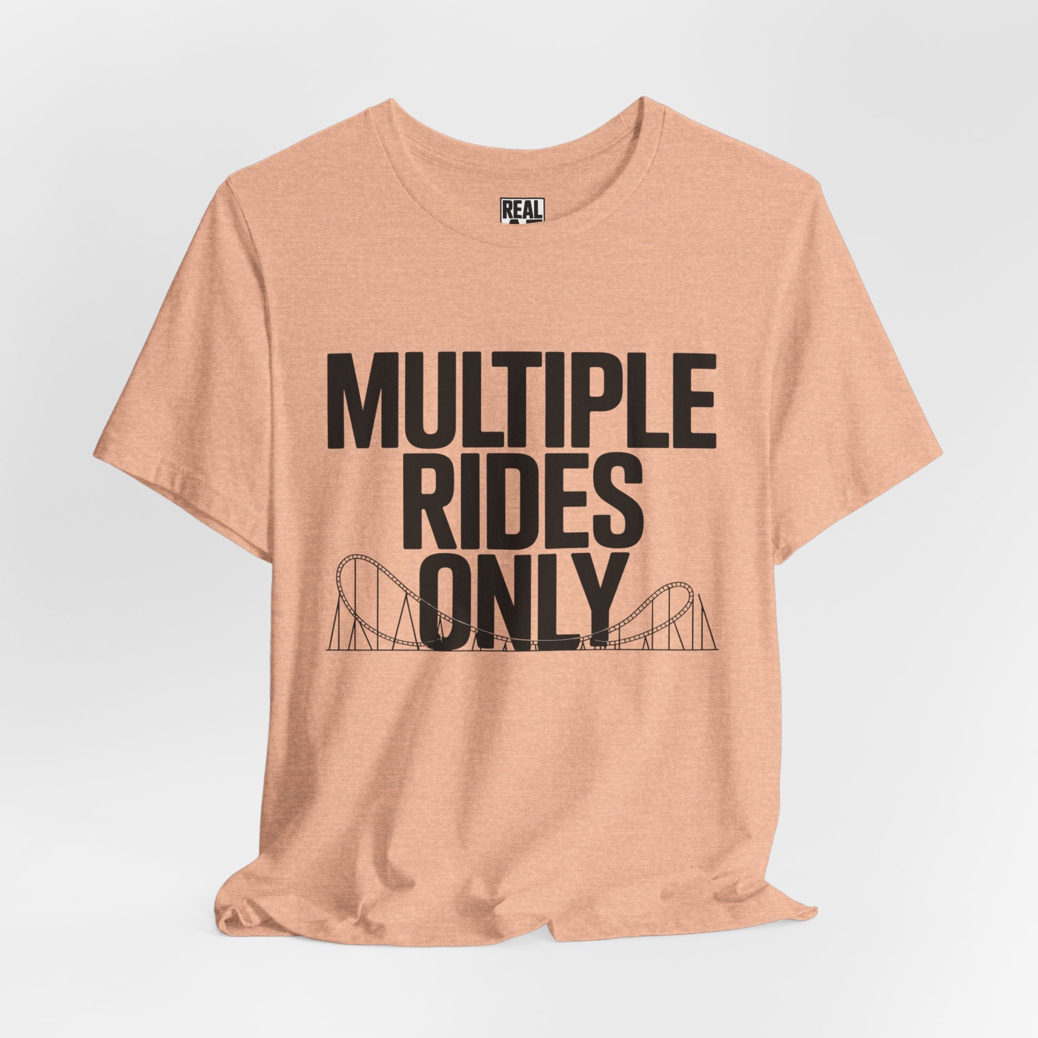 Multiple Rides Only Roller Coaster T-Shirt